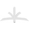 Ekena Millwork Davenport Architectural Grade PVC Gable Bracket, 60"W x 30"H x 4"D x 4"F, 12/12 Pitch GBP060X30X0404DAV00 - alternate 2